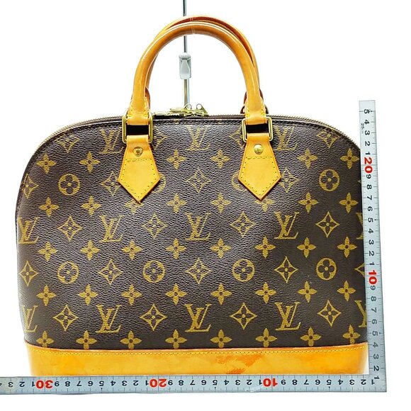 Louis Vuitton Alma Brown Monogram Hand Bag lux335-102325 - Picture 2 of 9